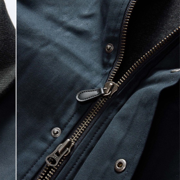 Taylor Stitch Deck Jacket Dark Navy Dry Wax Utility Jacket 42 - Picture 5 of 8